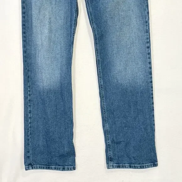 Ariat Traditional Relaxed Bootcut Denim Blue Jeans Mens 30x34 Brandon Legacy M2 - Picture 10 of 12